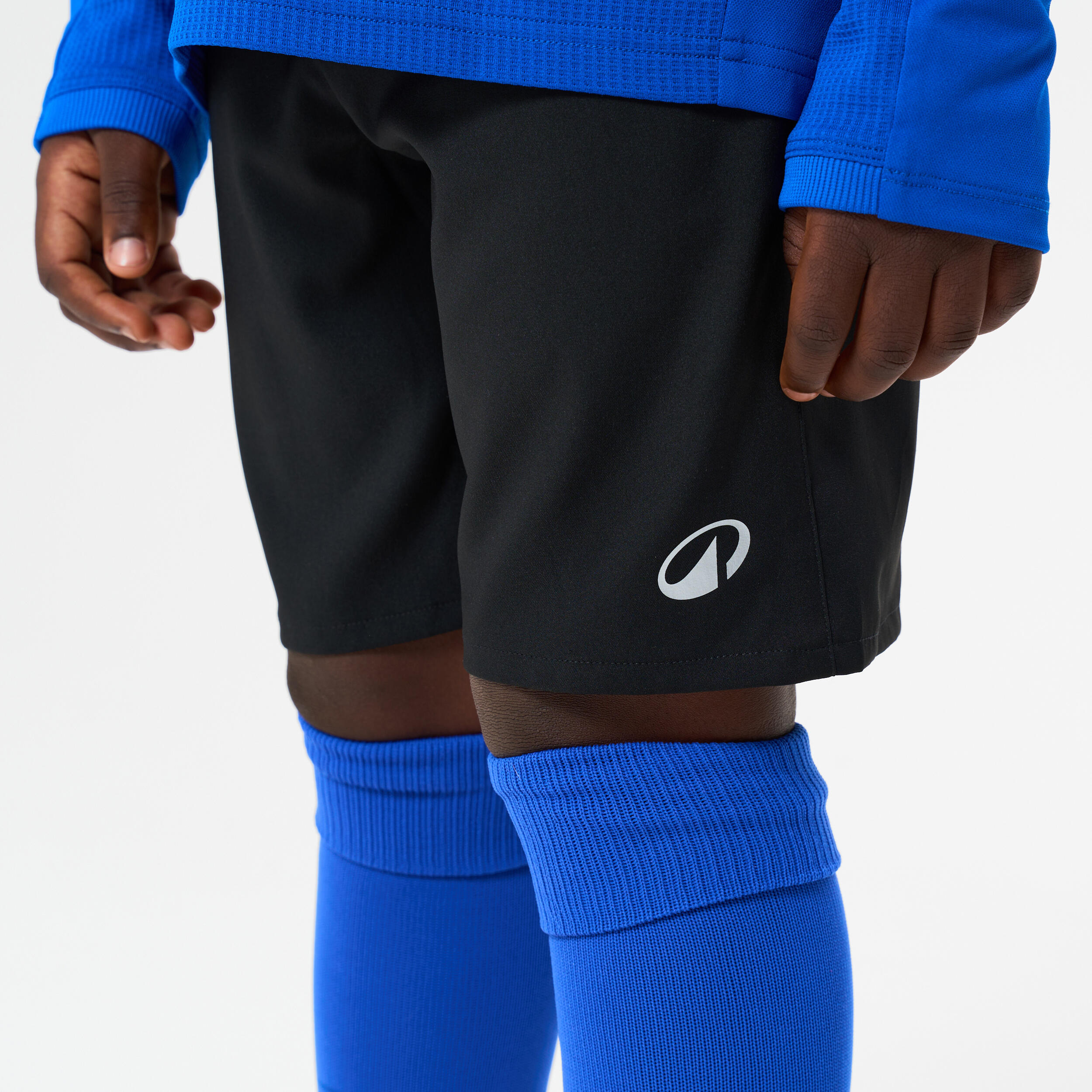 Kids' Football Shorts Viralto Club Black