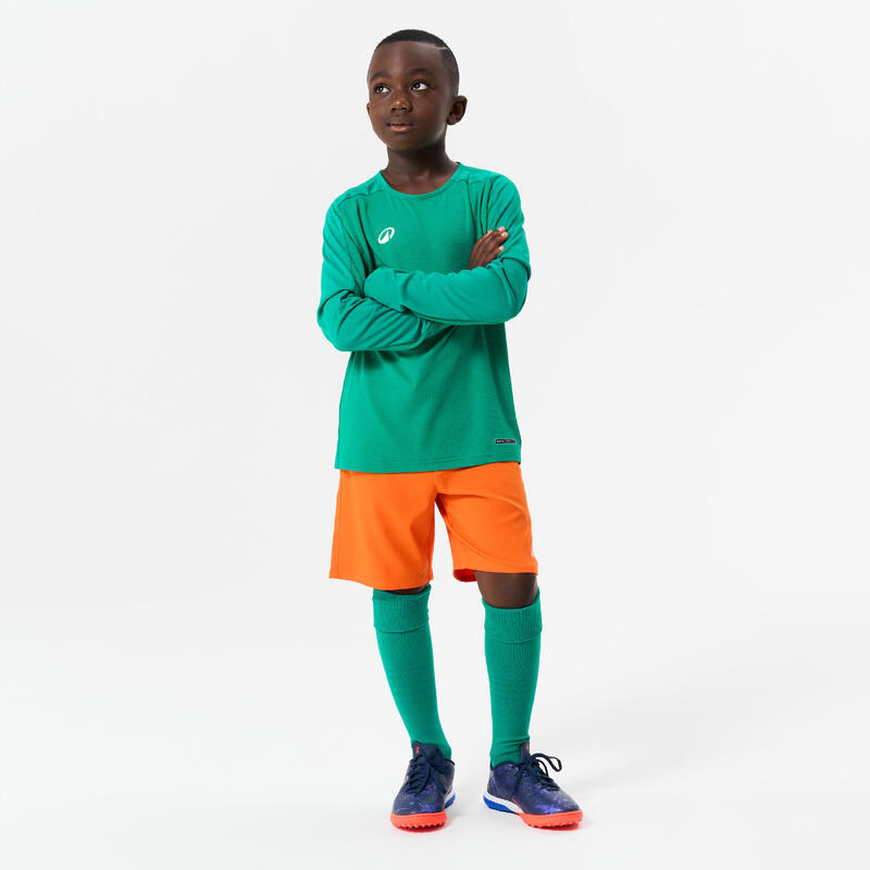 Short de football viralto club enfant orange