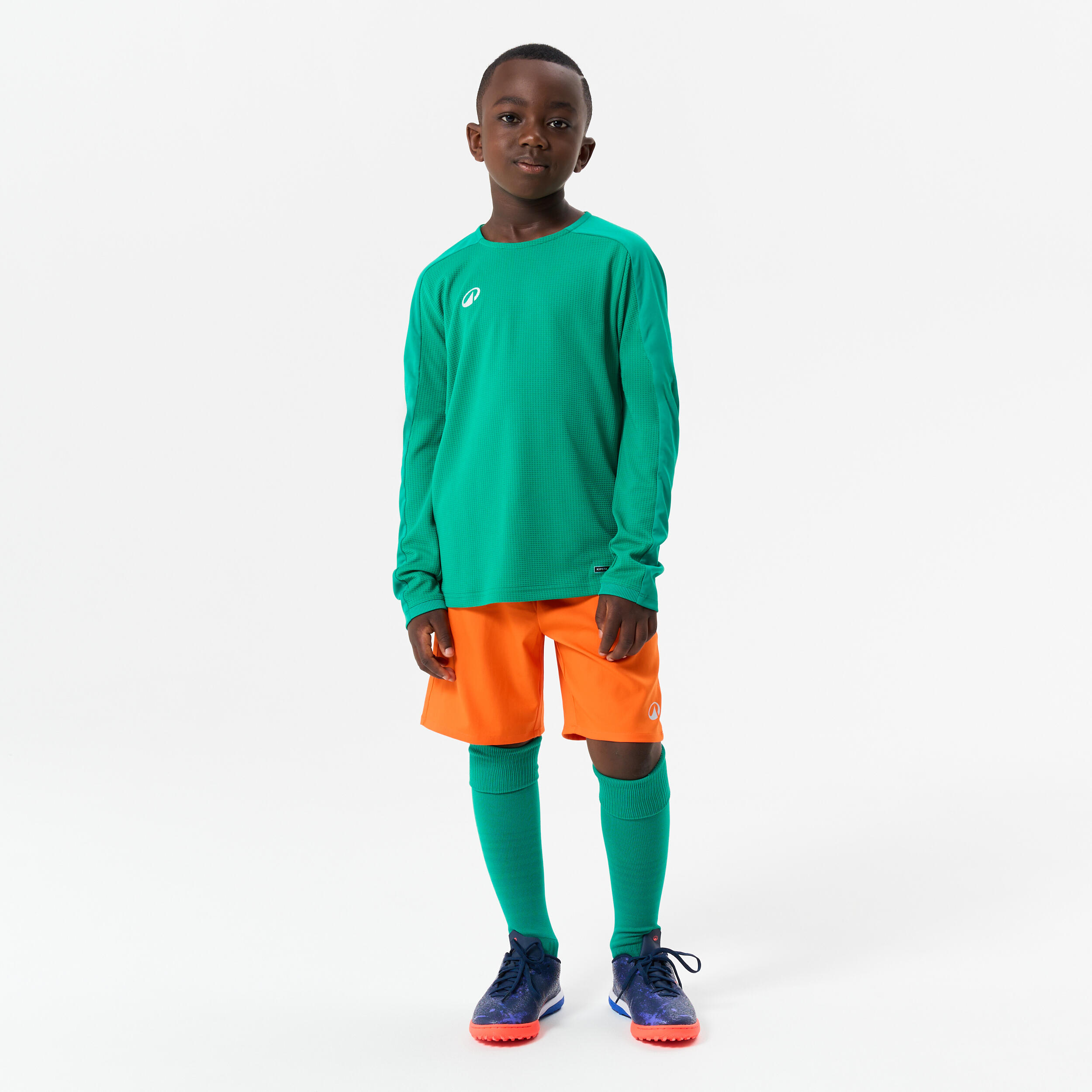 Kinder Fussballtrikot langarm - Viralto Club grün  6/6