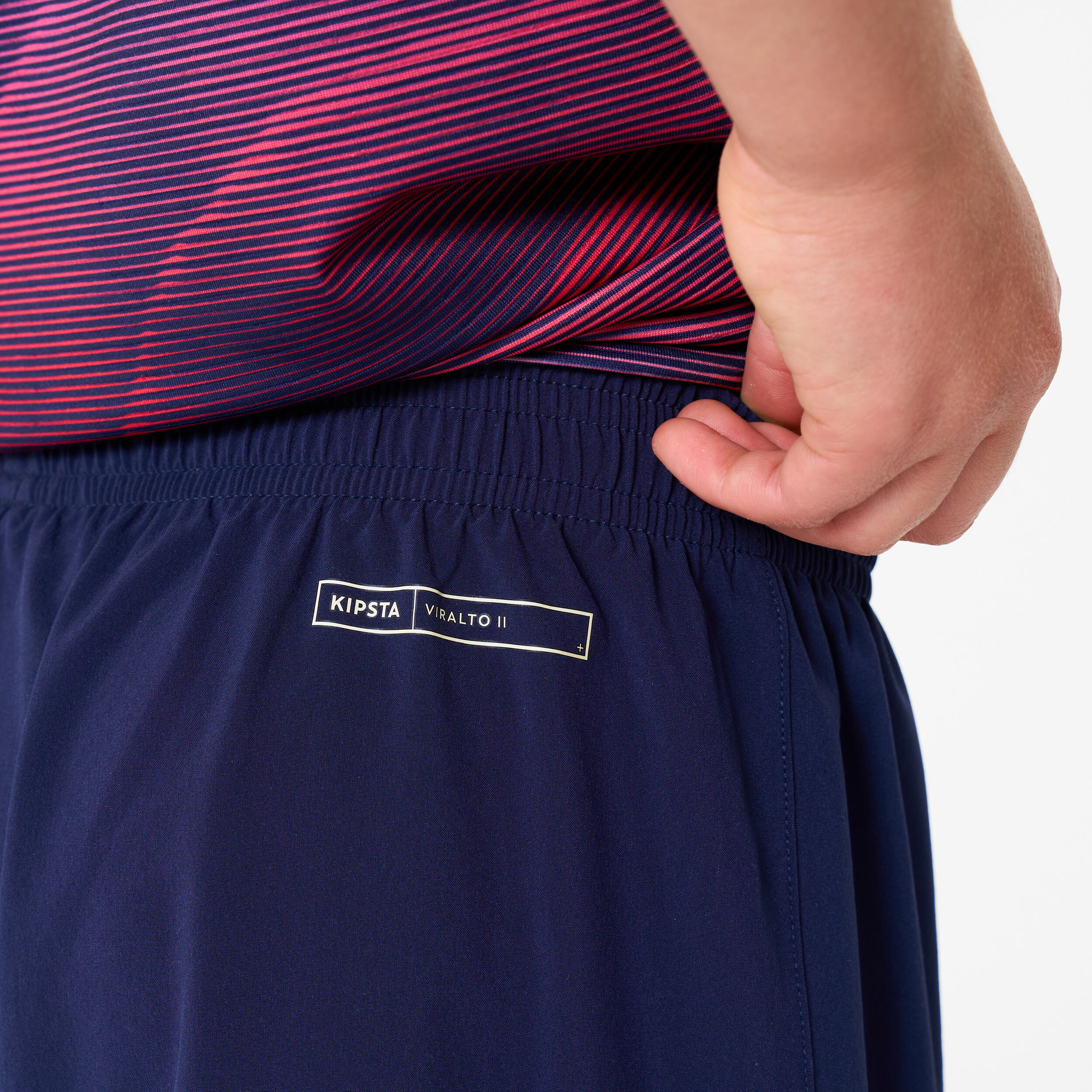 Short de football enfant Viralto II "AG" Antoine Griezmann marine et violet 5/8