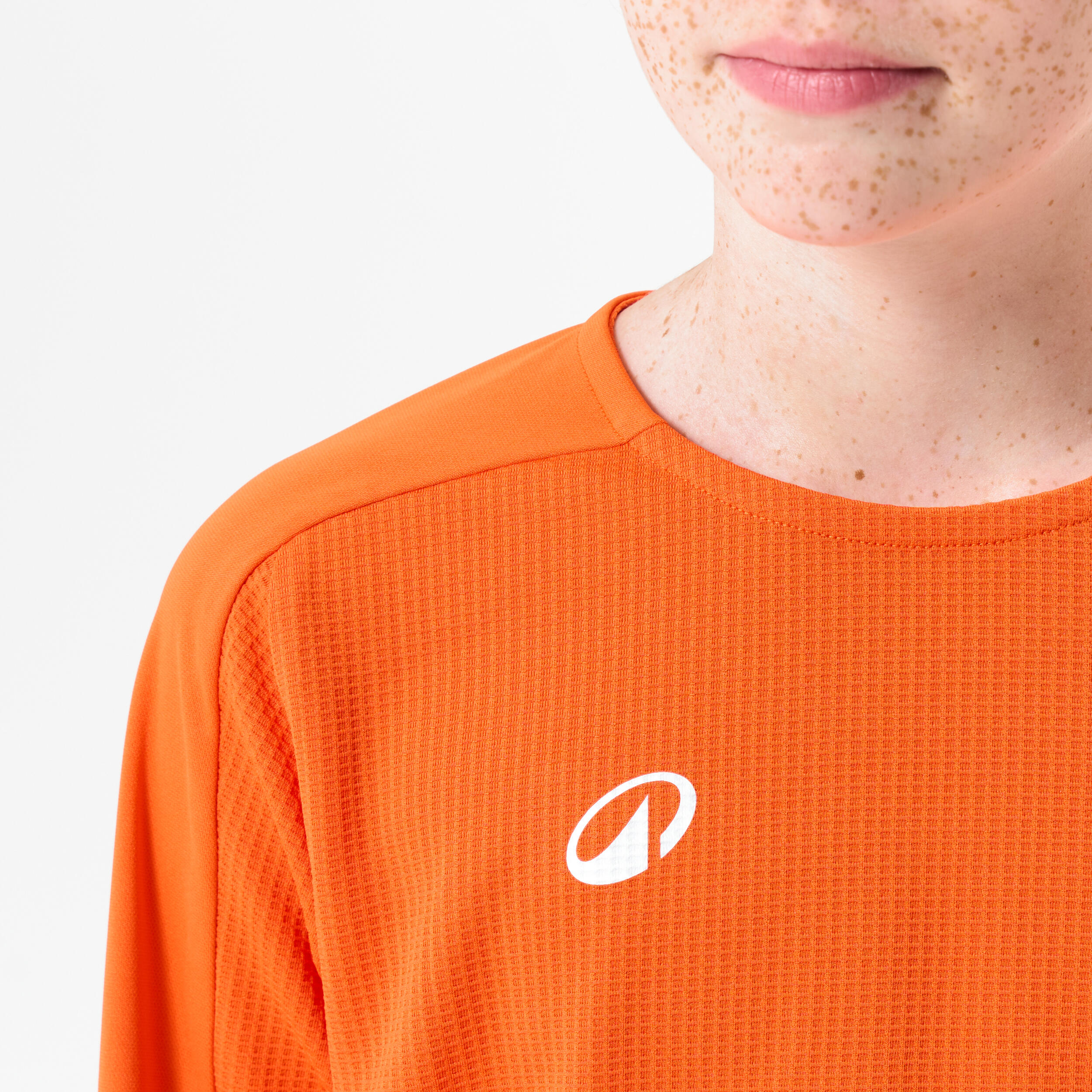 Kids' Long-Sleeved Football Shirt Viralto Club - Orange 3/6