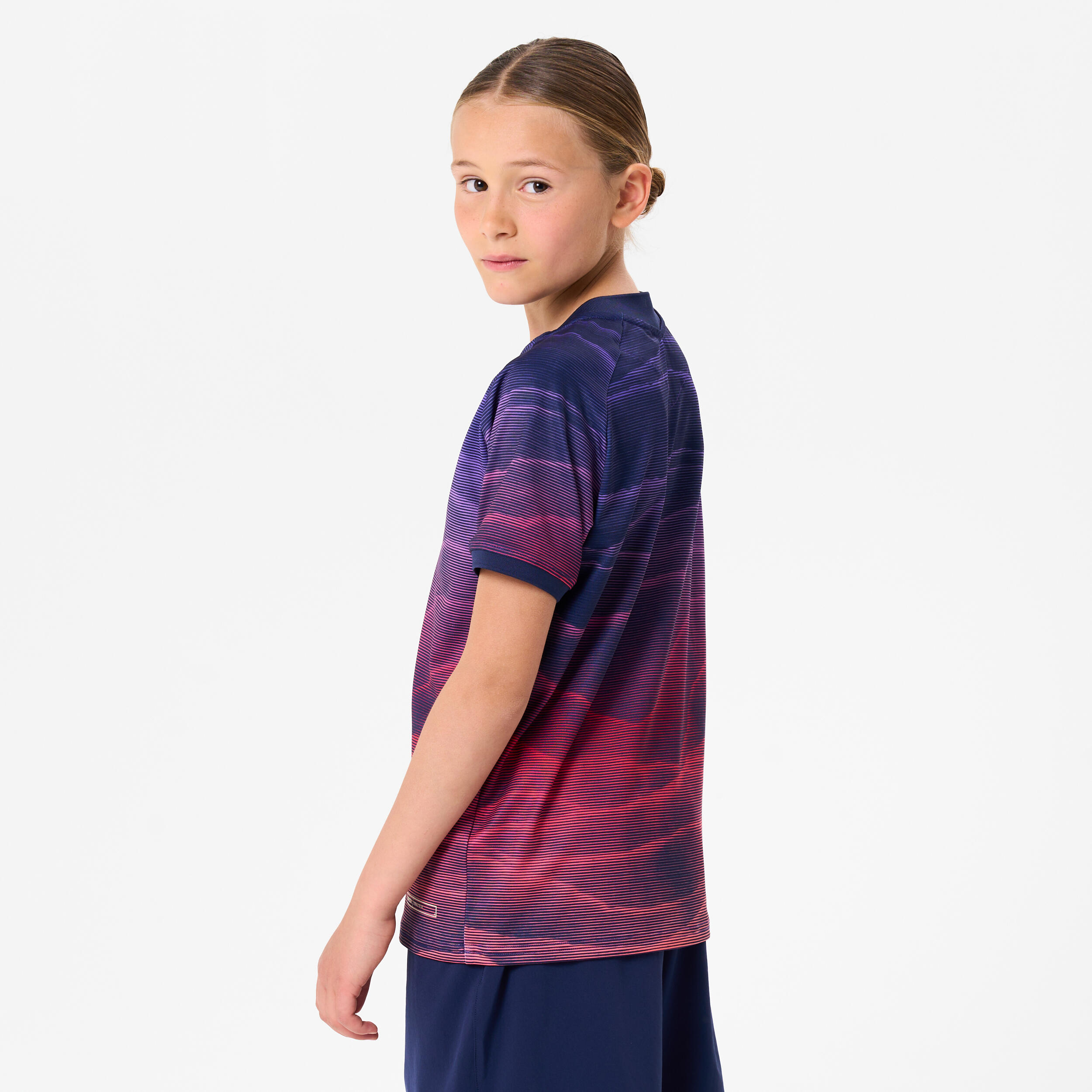 Maillot de football Viralto II manches courtes enfant, "AG" A. Griezmann Violet 4/8