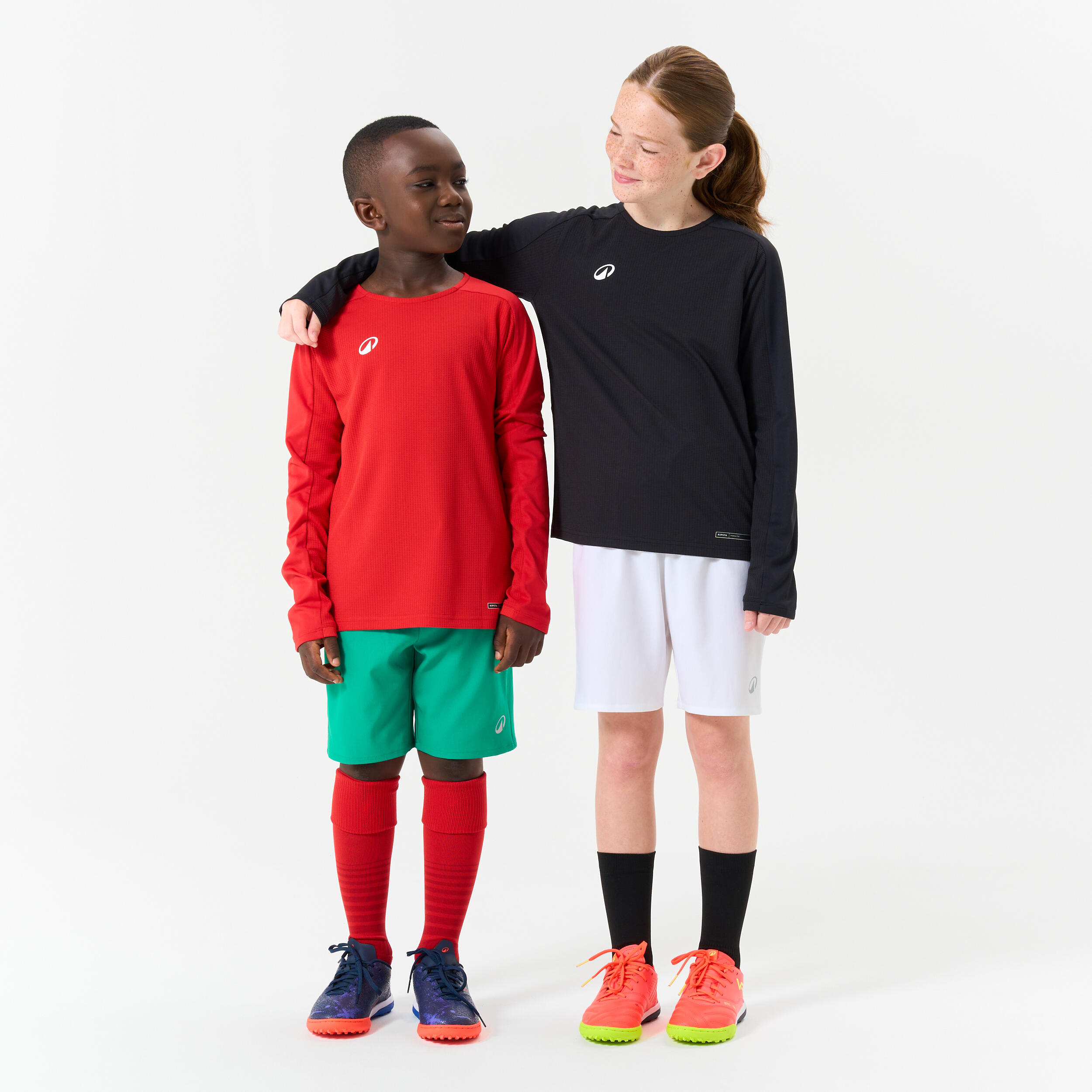 Voetbalbroekje kind Viralto Club groen 2/7