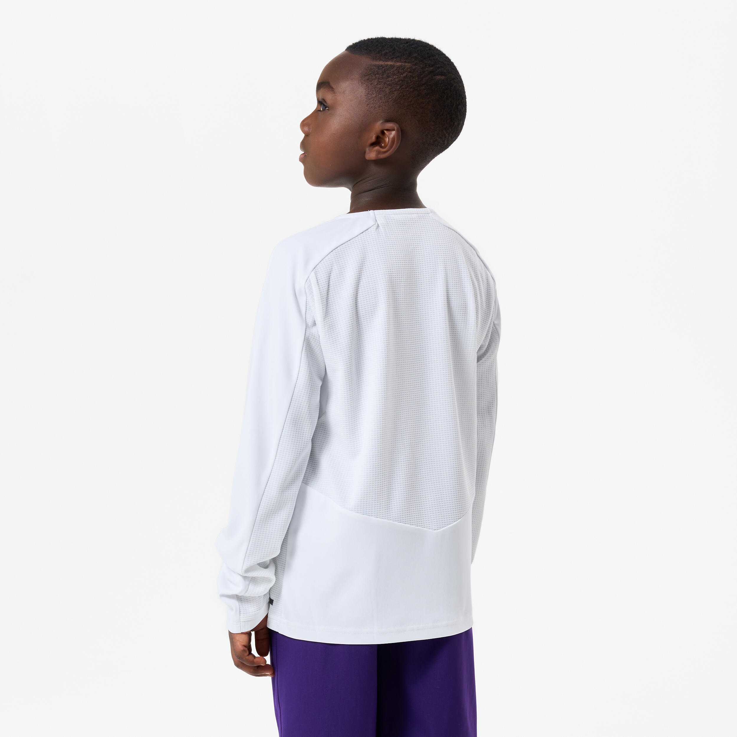 MAILLOT DE FOOTBALL MANCHES LONGUES VIRALTO CLUB JR BLANC 4/6