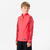 Sweat 1/2 Zip CLUB Wavy JR Rose fluo et Noir