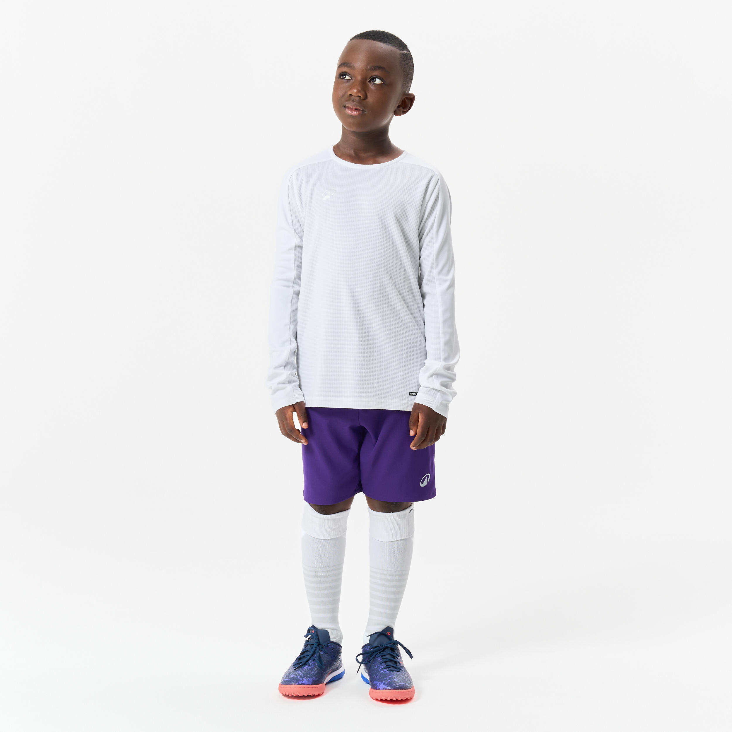 MAILLOT DE FOOTBALL MANCHES LONGUES VIRALTO CLUB JR BLANC 6/6