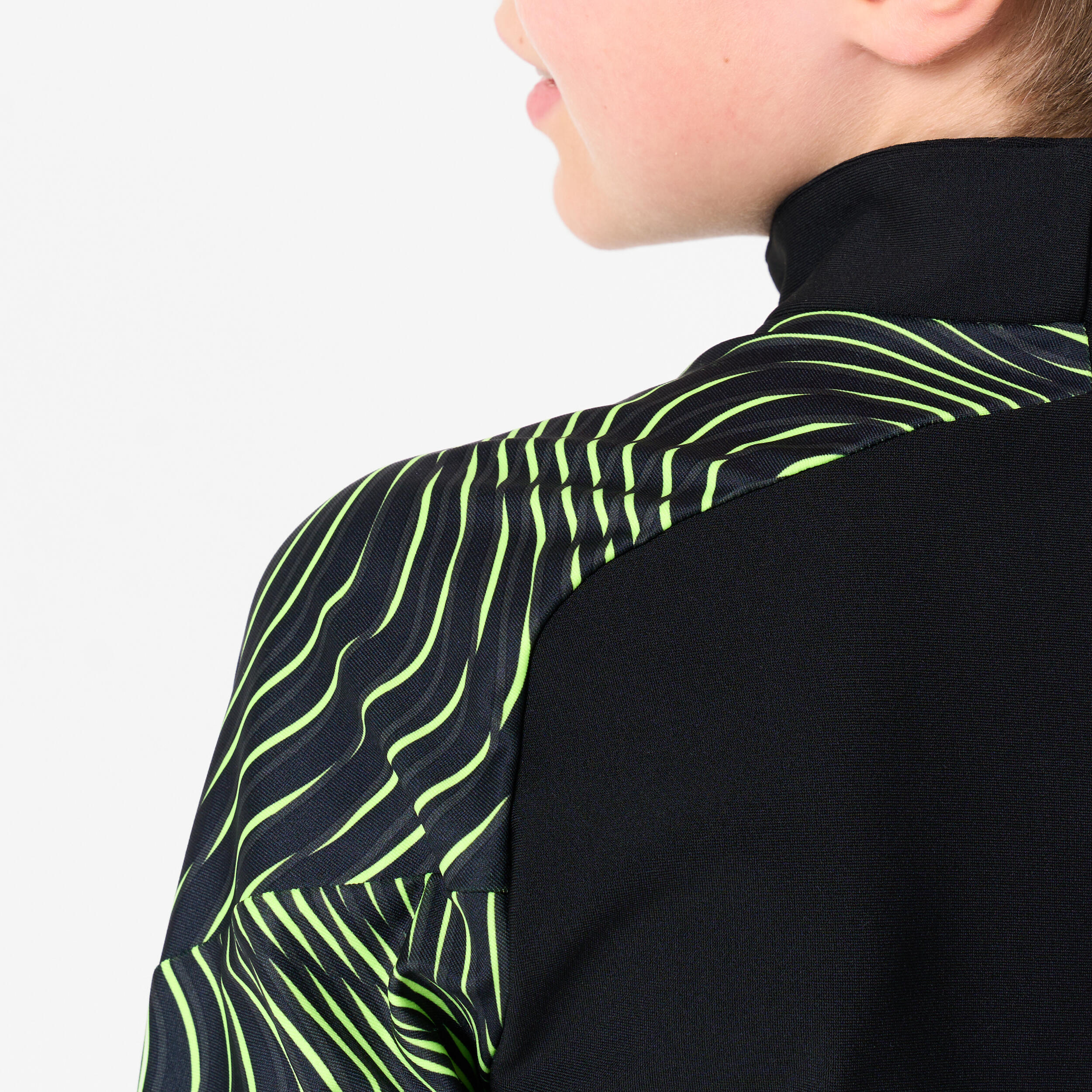 Training top kind Club Wavy zwart/fluogeel 6/6