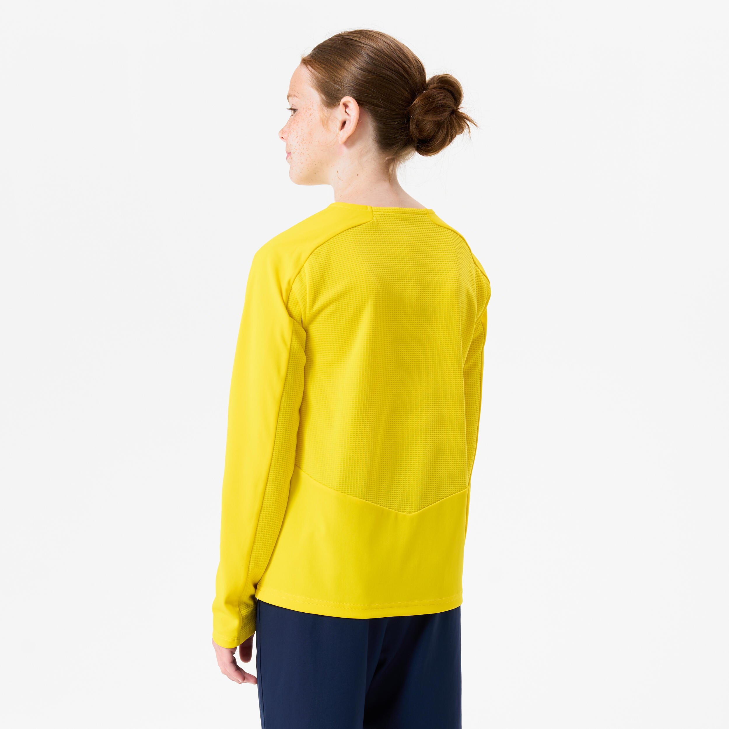 Kids' Long-Sleeved Football Shirt Viralto Club - Yellow 4/6