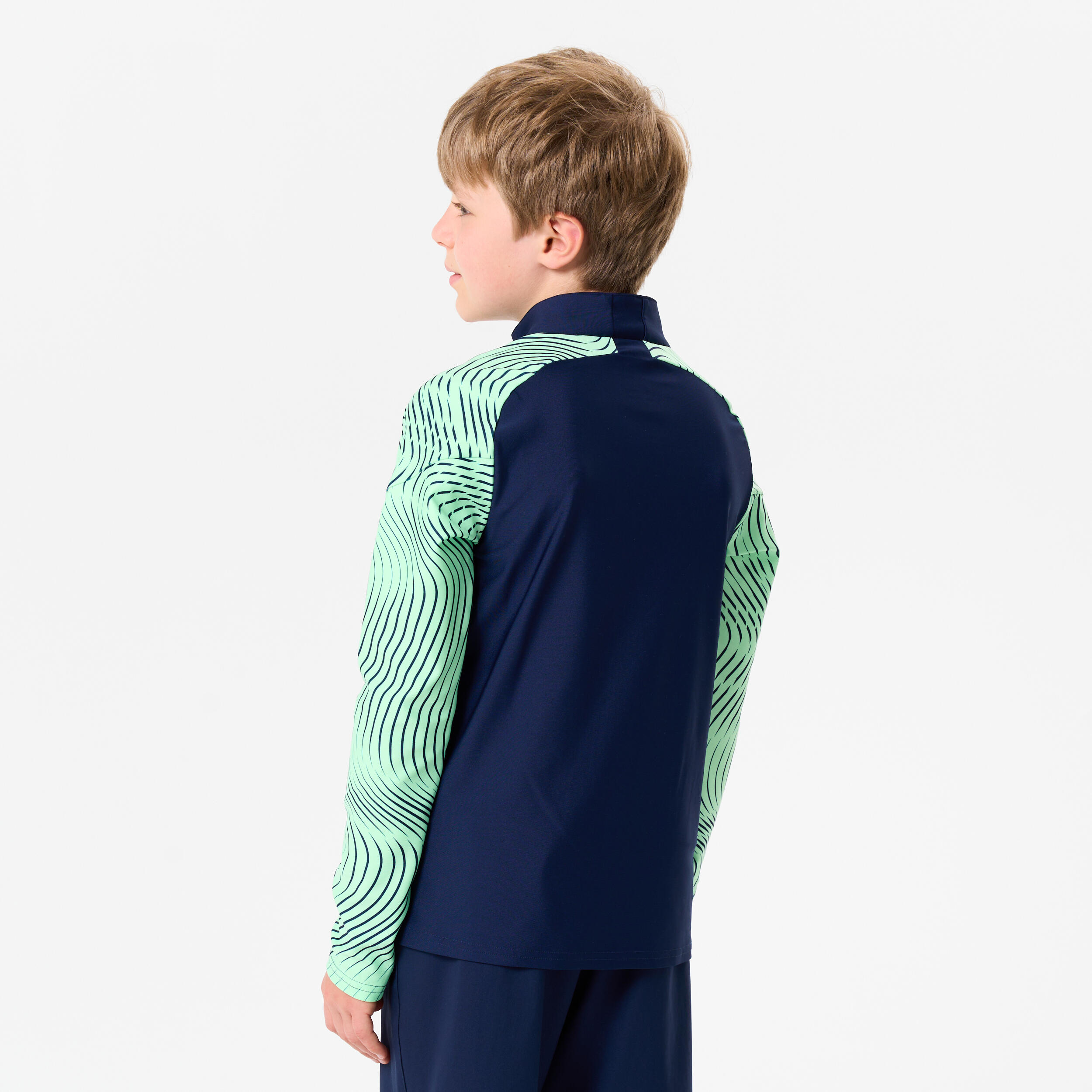 Bluza piłkarska na krótki suwak dla dzieci Kipsta Viralto Wavy Club 4/5