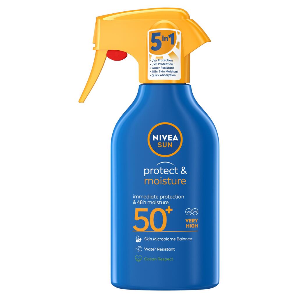 NIVEA SUN Spray Protect & Hydrate SPF 50+ Trigger, 270m