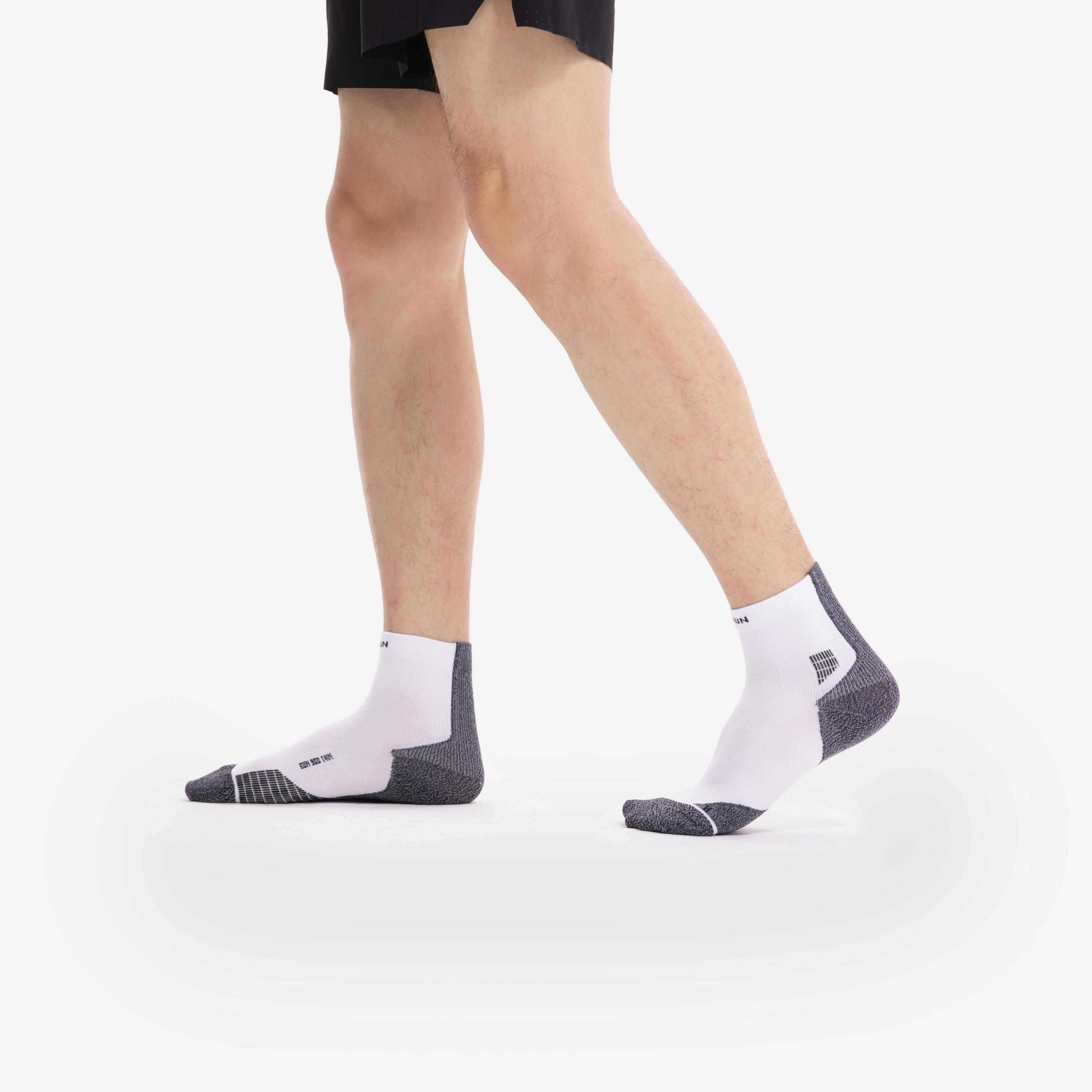 Calze running RUN 900 mid sottili bianche 8/31