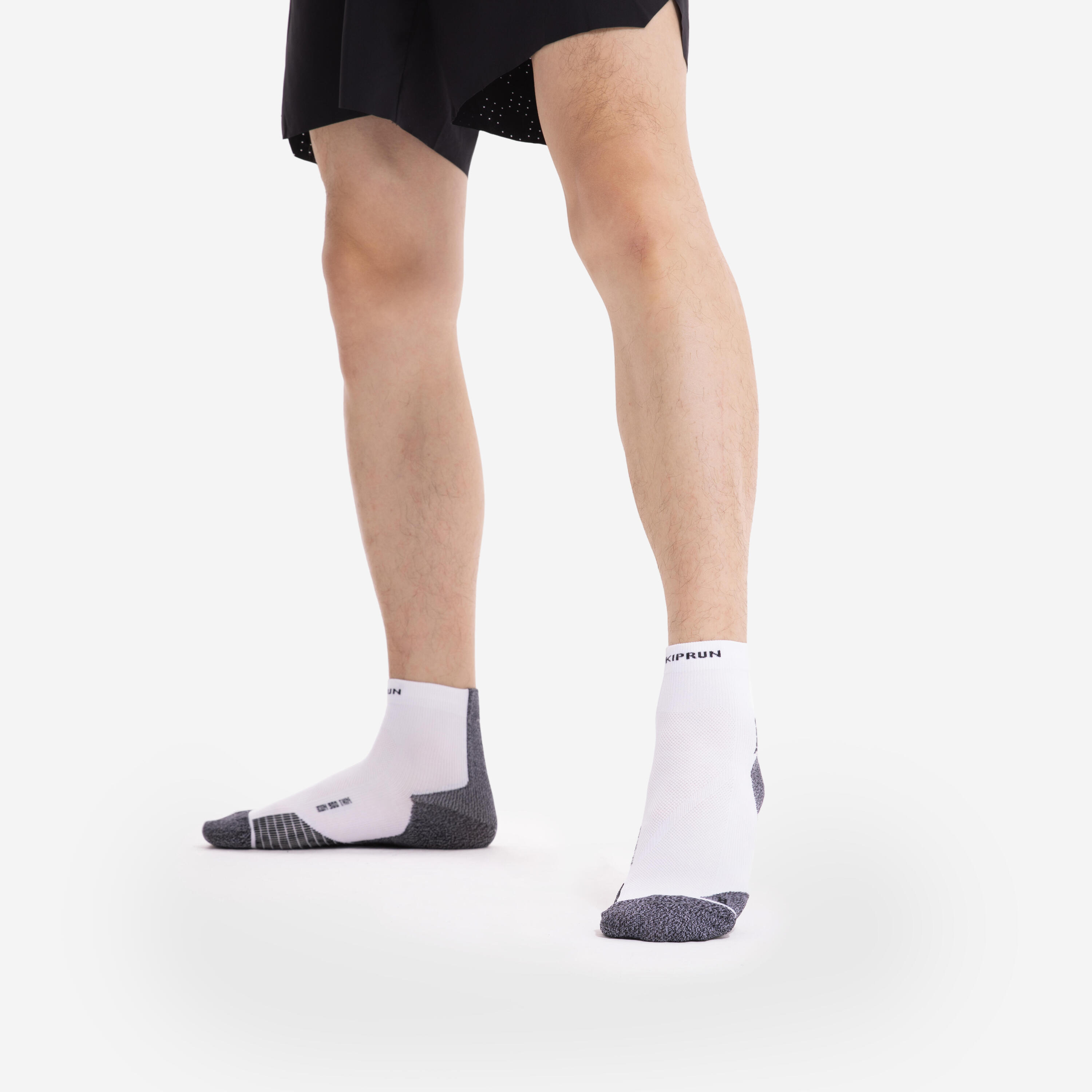 Calze running RUN 900 mid sottili bianche 7/31