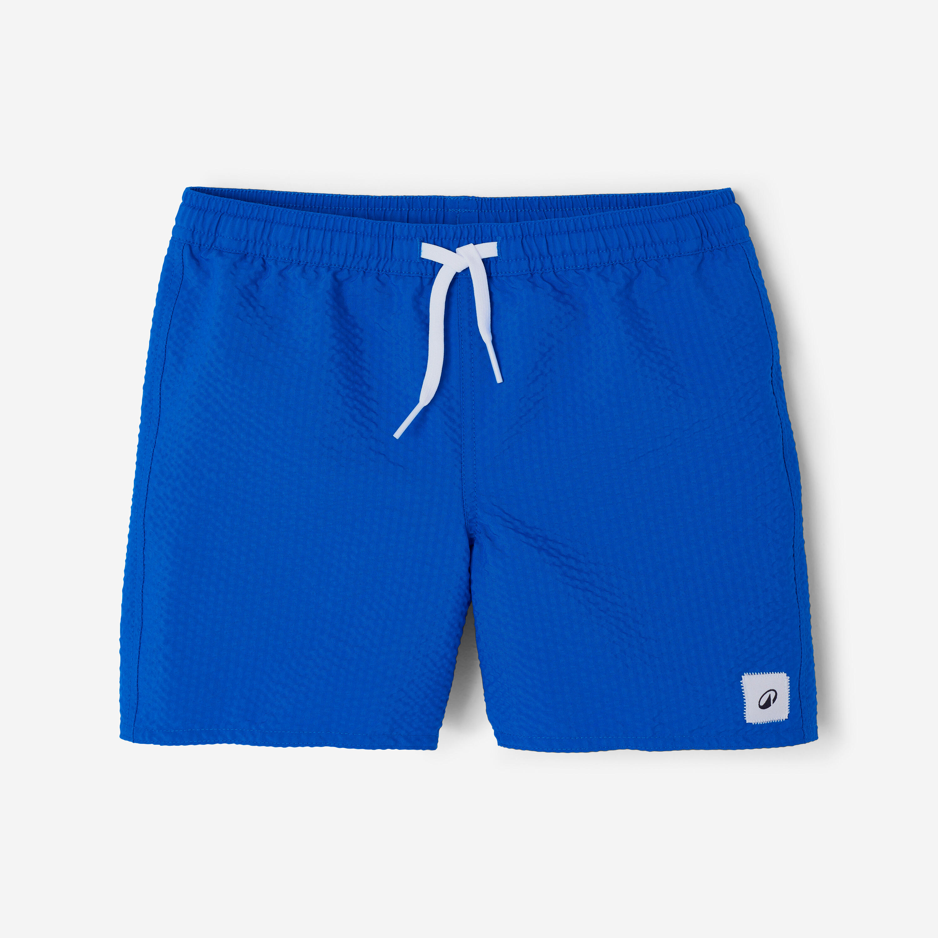 OLAIAN Boardshort 100 kinderen gestructureerd blauw
