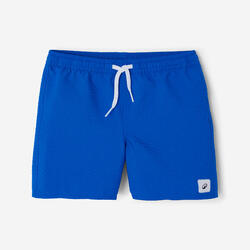 SHORT DE BAIN ENFANT 100 TEXTURE BLEU