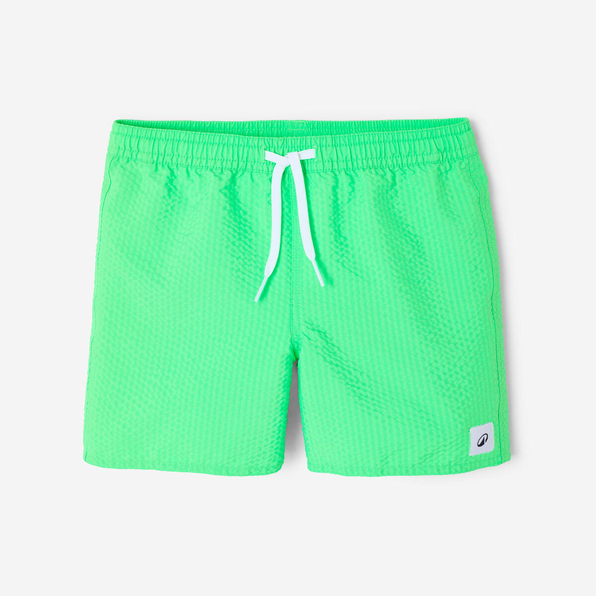 SHORT DE BAIN ENFANT 100 TEXTURE VERT
