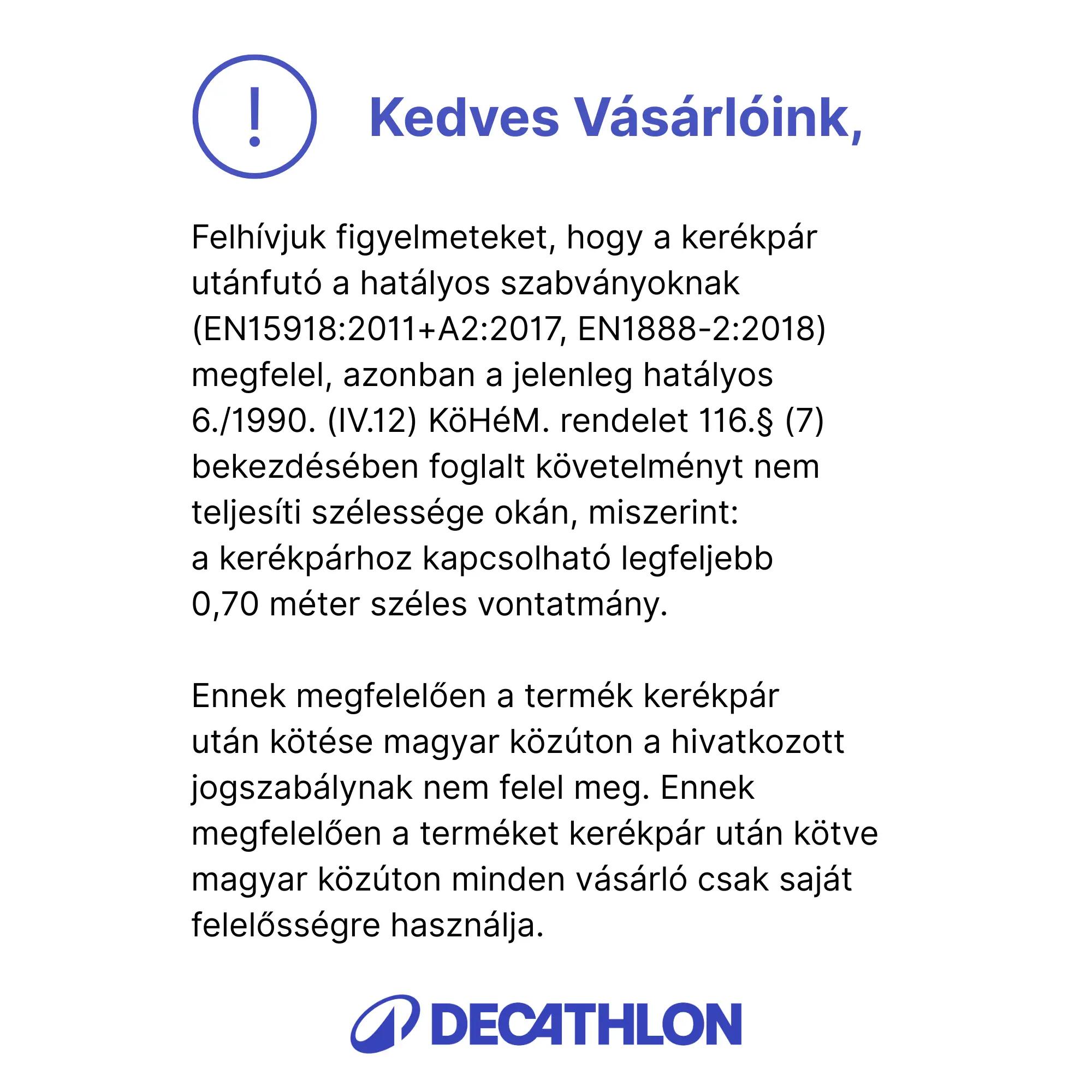 Kerékpár utánfutó - IXplorer 5/5