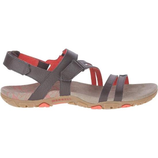 Sandales Merrell Sandspur Rose en cuir pour femme