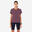 Tricou respirant pentru alergare KIPRUN Run 500 Dry Bordo Damă