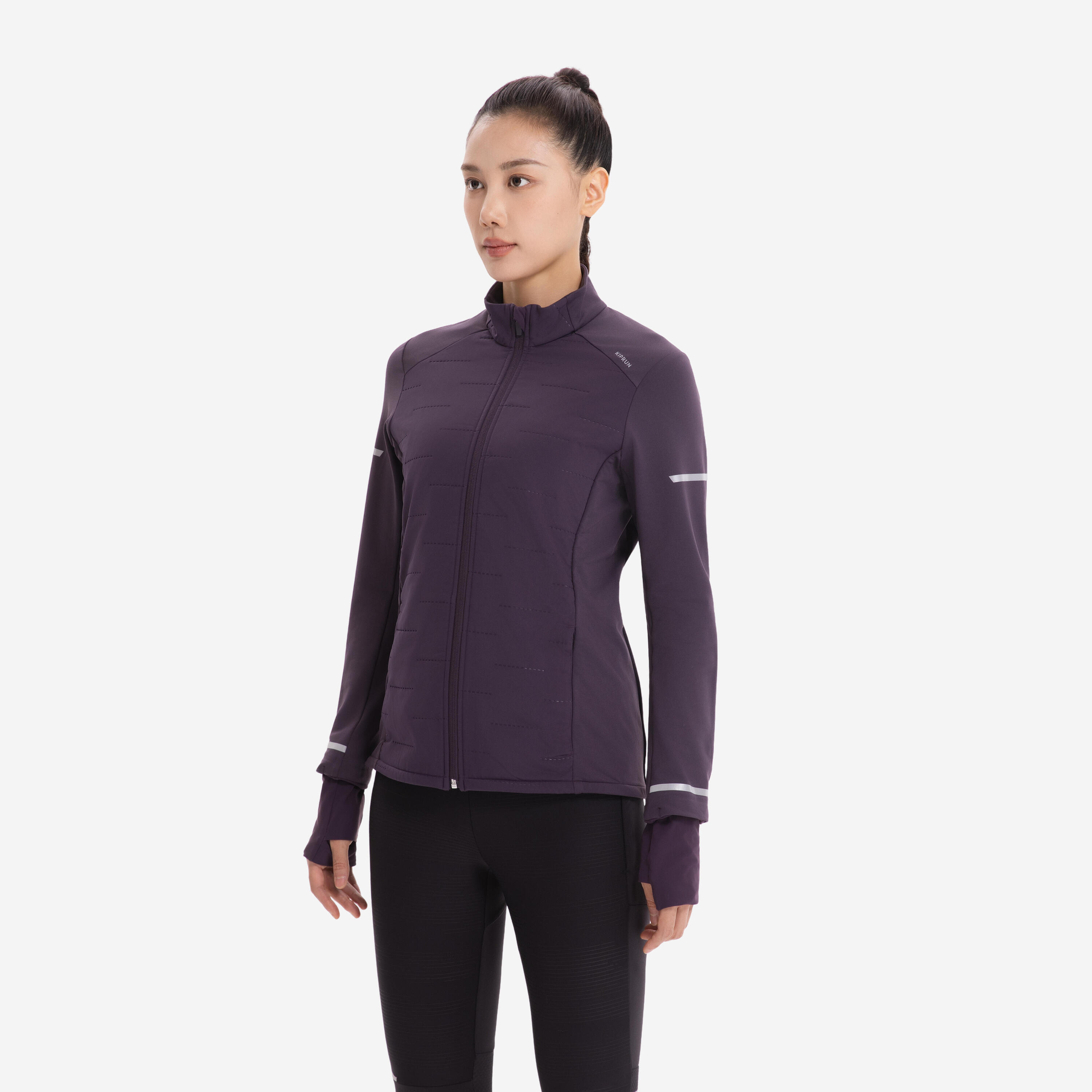 Veste kiprun warm femme aubergine