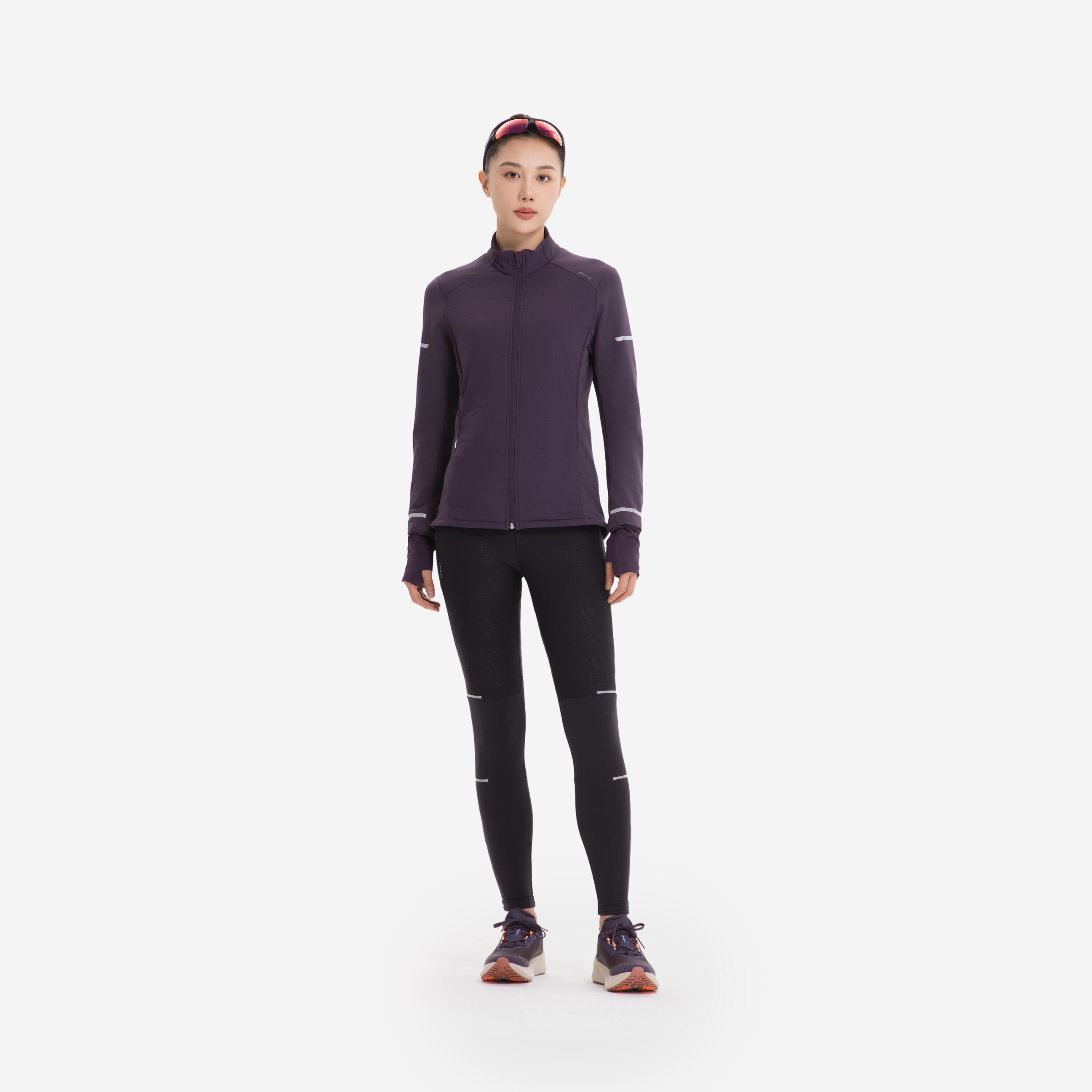 Veste kiprun warm femme aubergine