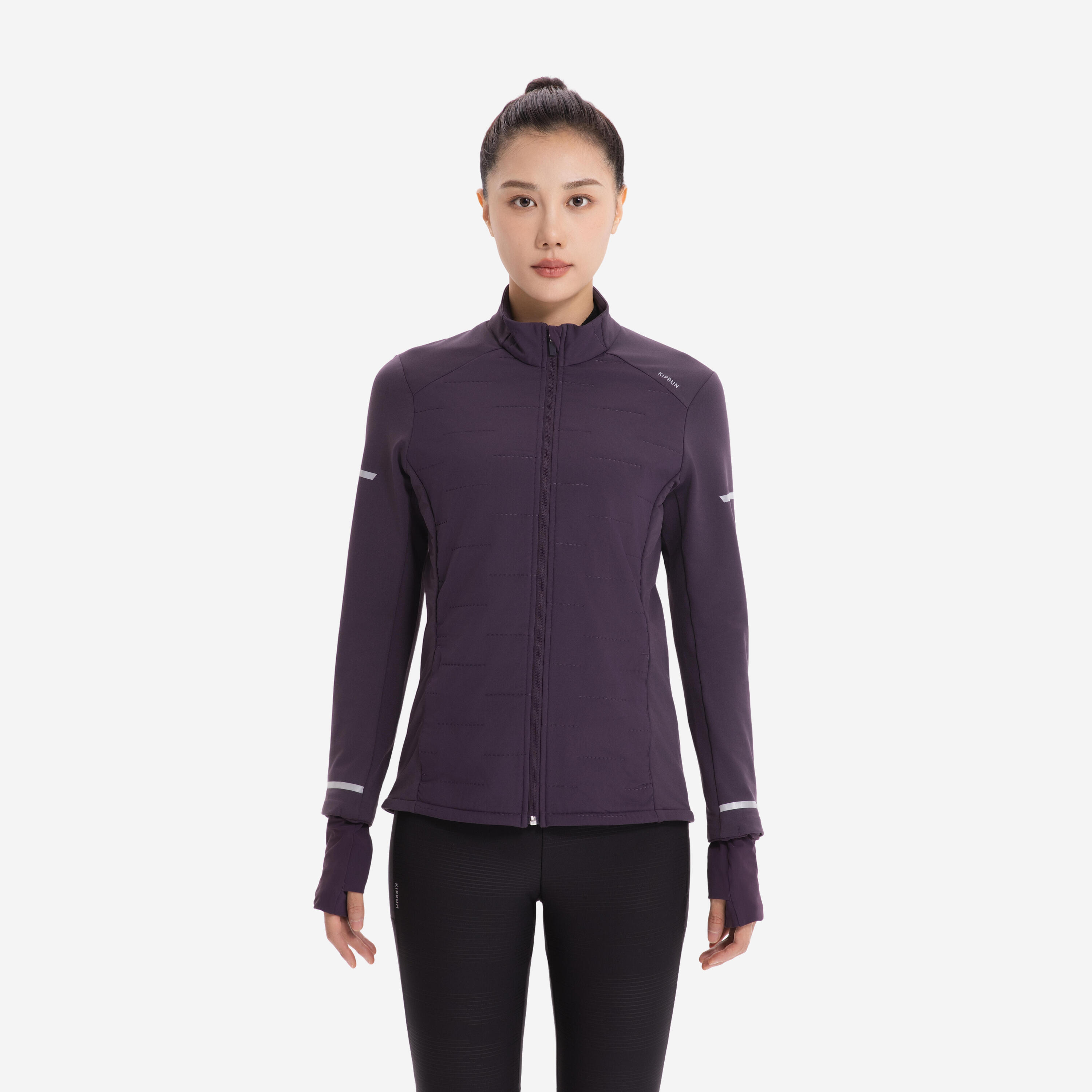 KIPRUN Kiprun Women's Jacket - Aubergine