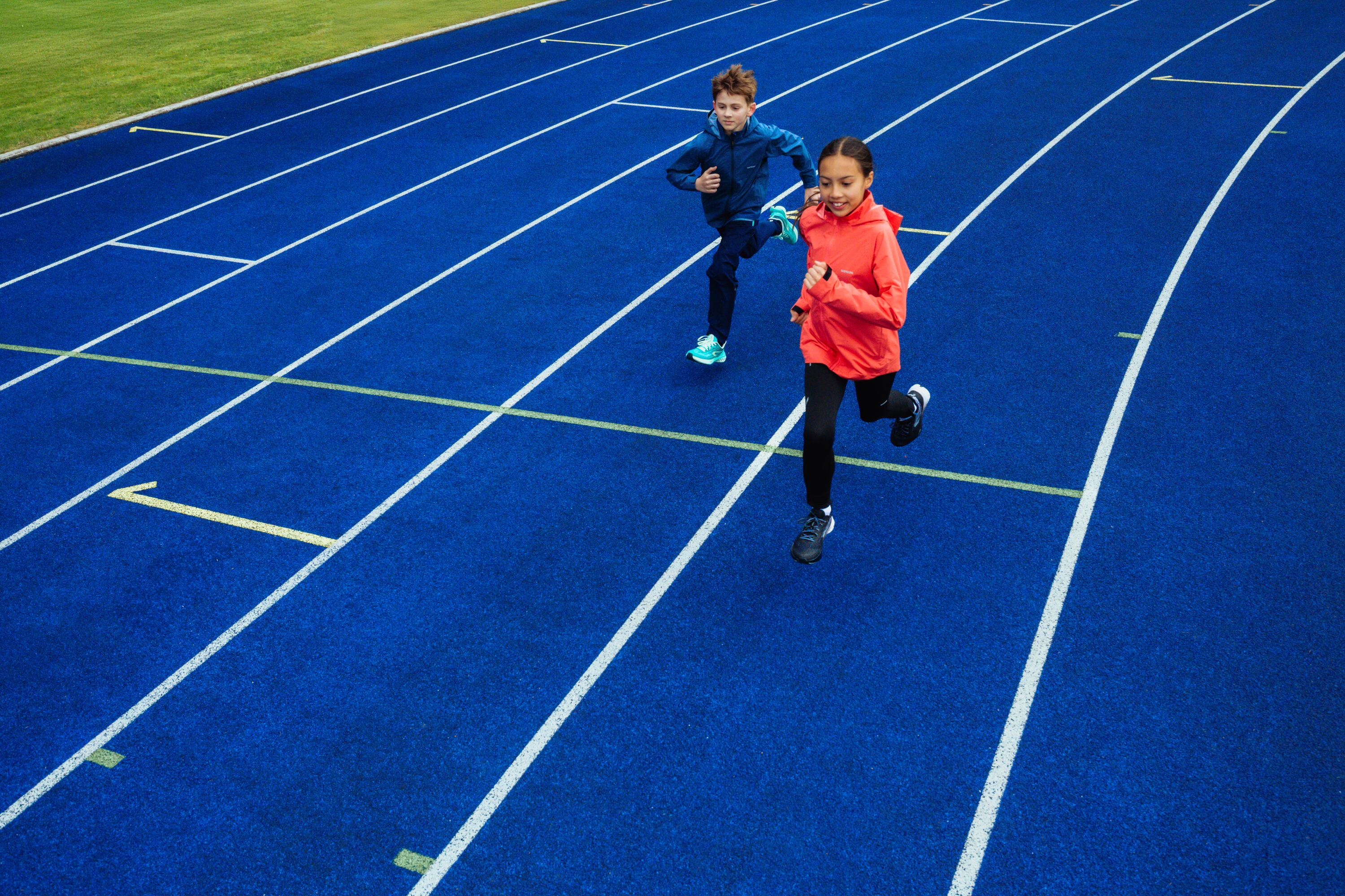 Laufhose lang Kinder warm  - AT 300 schwarz 16/17