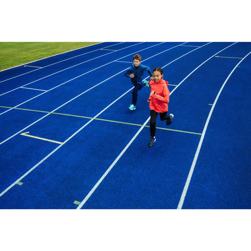 Dětské hřejivé legíny na atletiku Kiprun Warm+ černé 