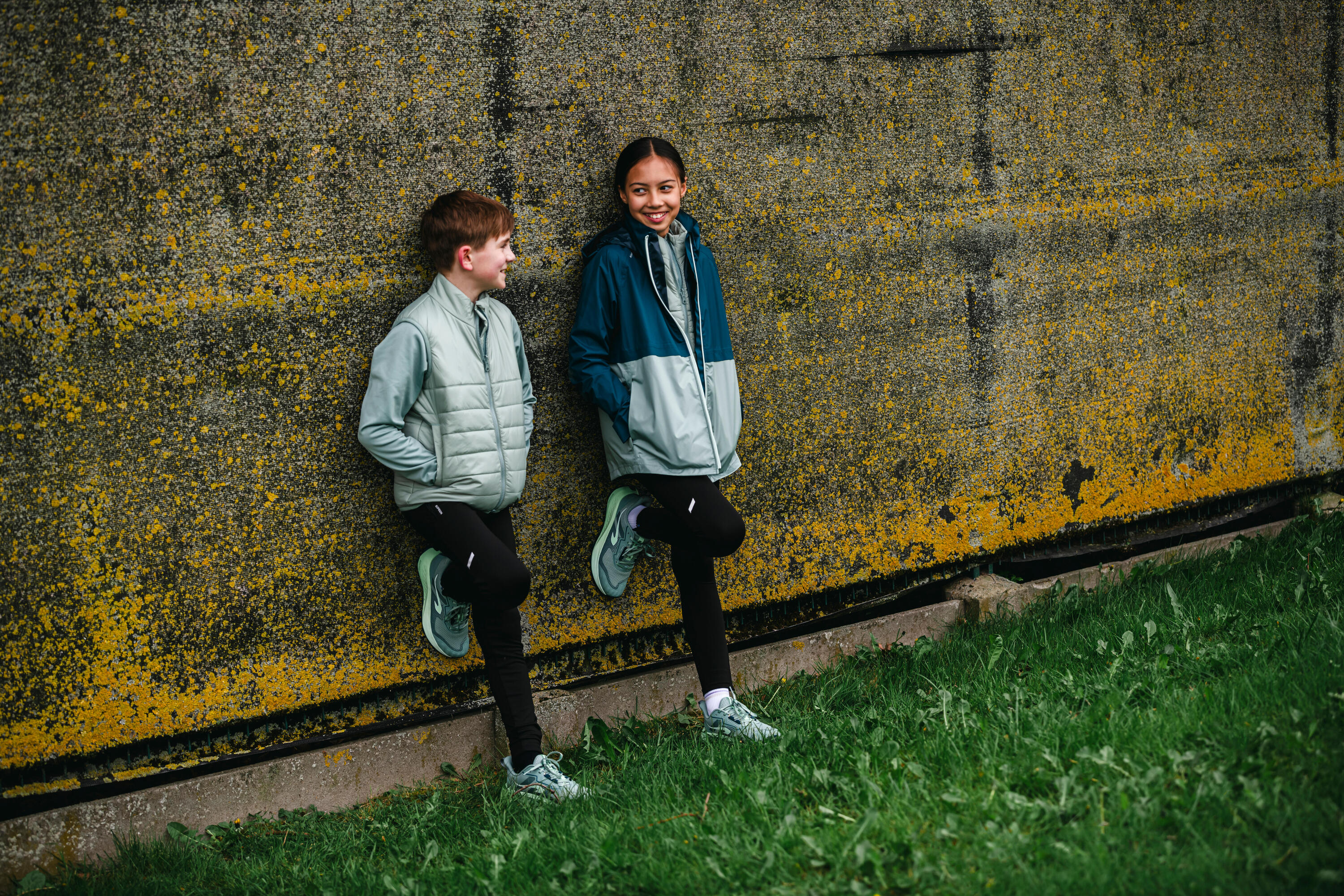 Laufhose lang Kinder warm  - AT 300 schwarz 17/17