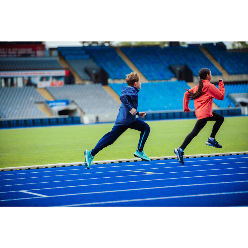 Dětské hřejivé legíny na atletiku Kiprun Warm+ černé 