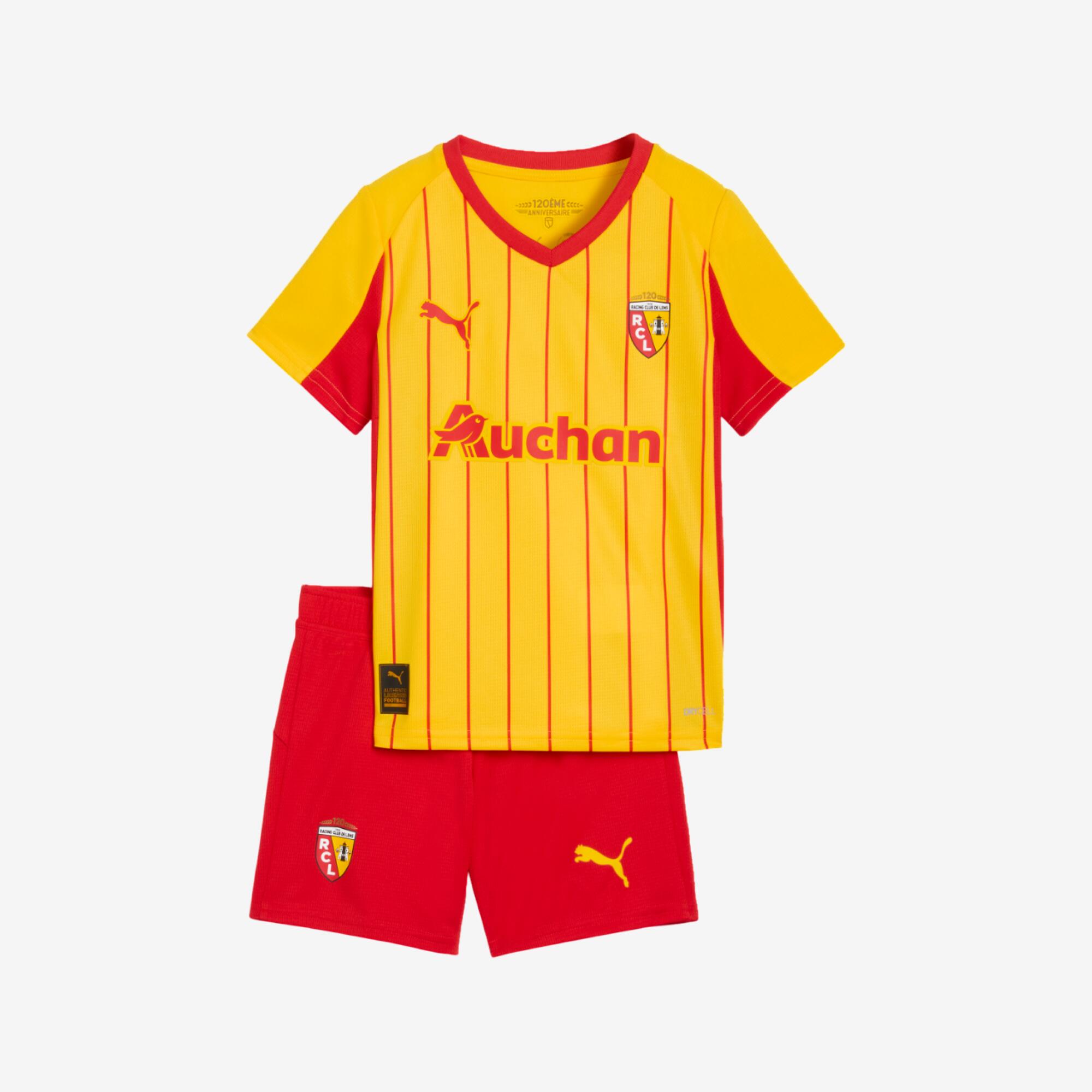 Minikit ufficiale RC Lens Home Bambino 25/26 1/2