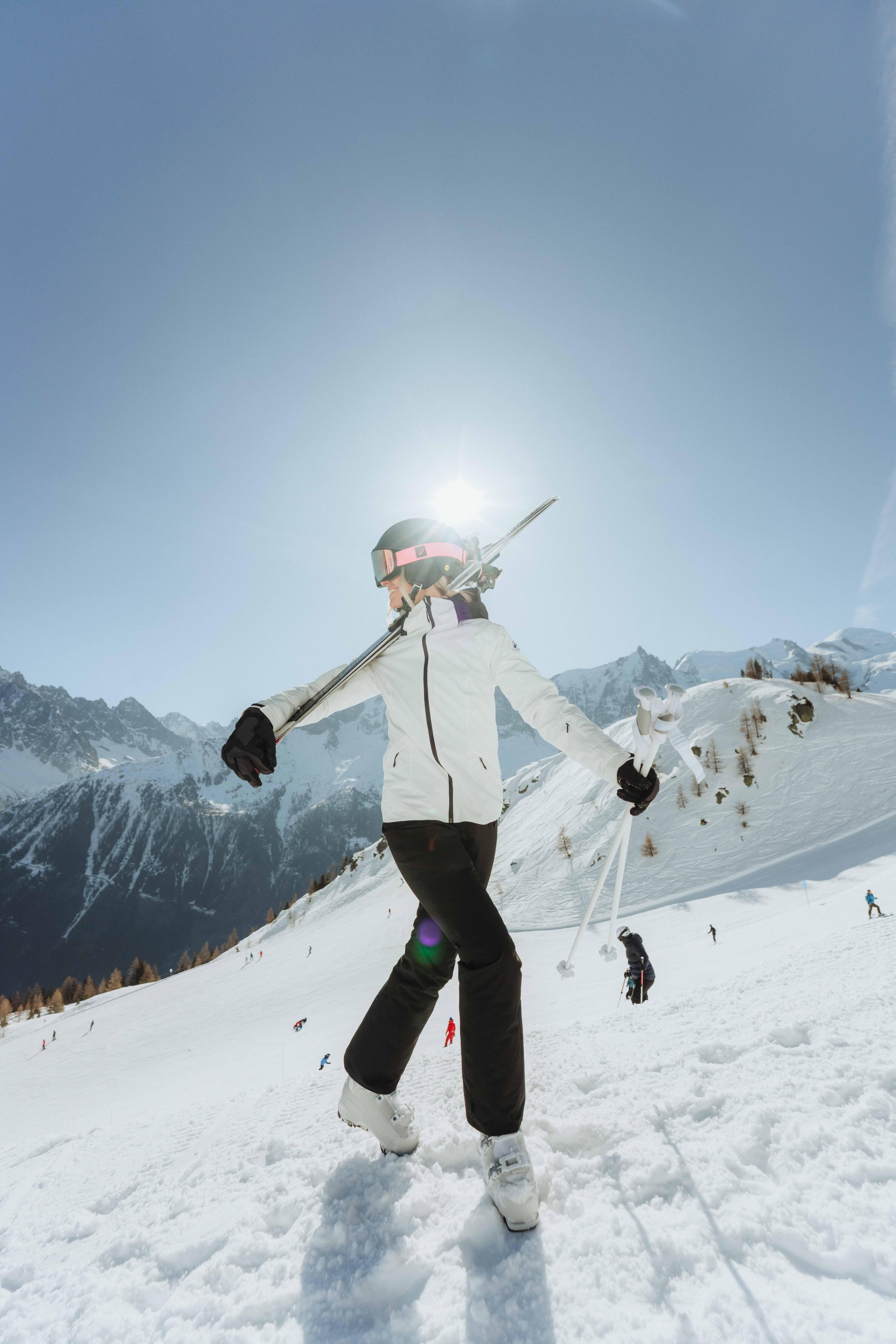 Women's Warm and Waterproof Ski and Snowboard Jacket, 500 10/11