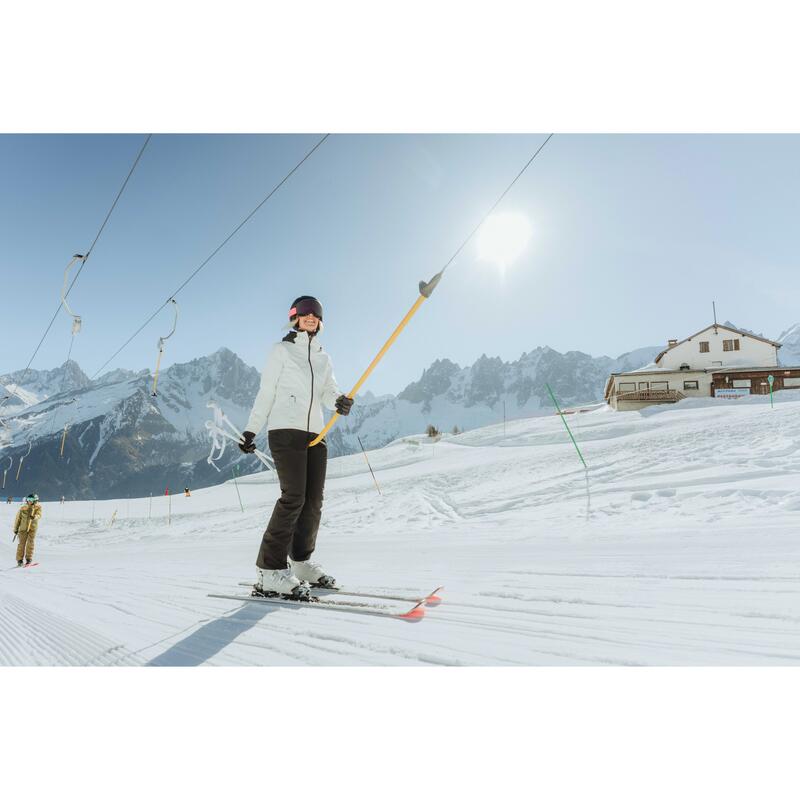 Kadın Kayak Pantolonu - Siyah - 500 SLIM