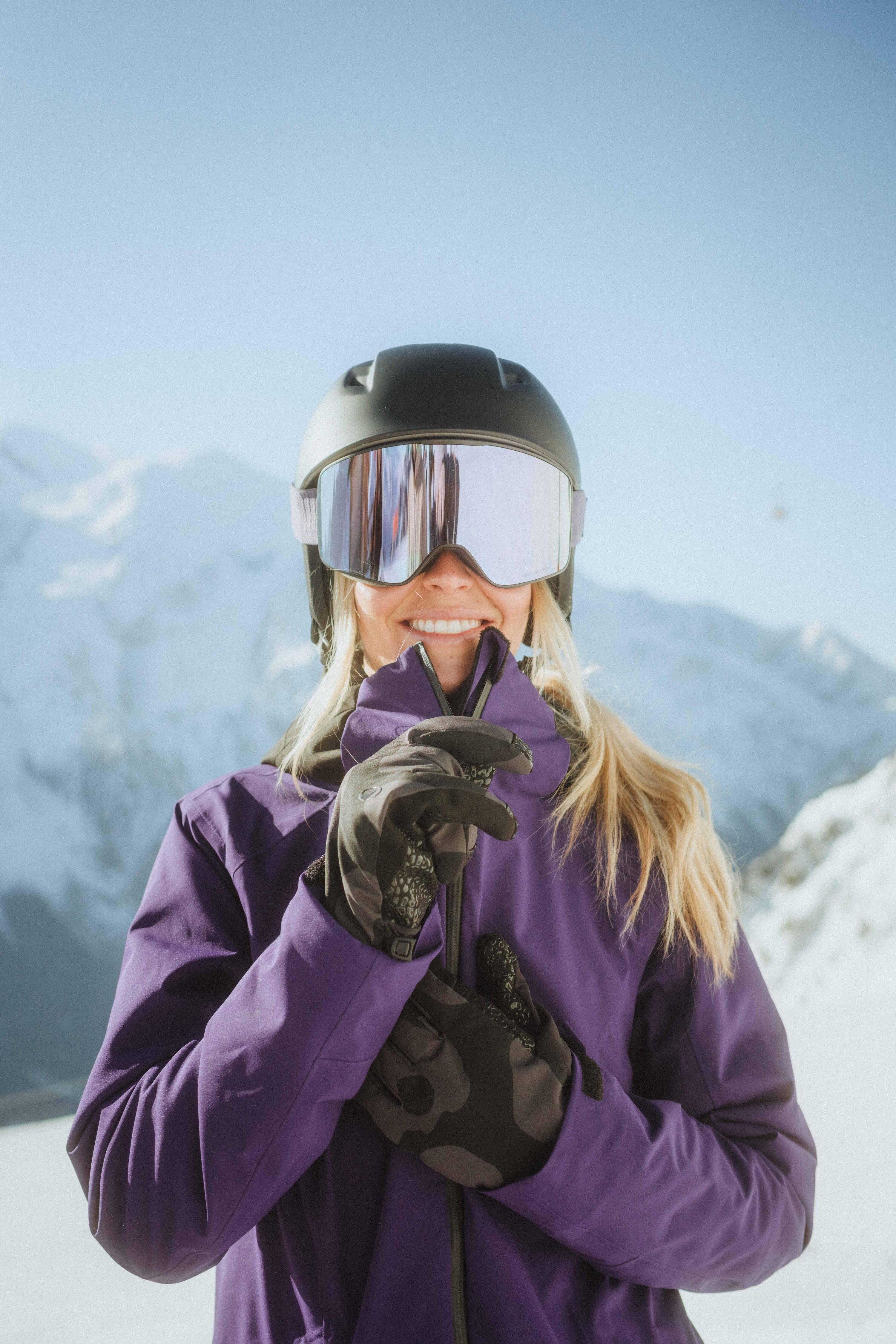 Manteau de ski et planche à neige tout-terrain imperméable femme, 500 9/11
