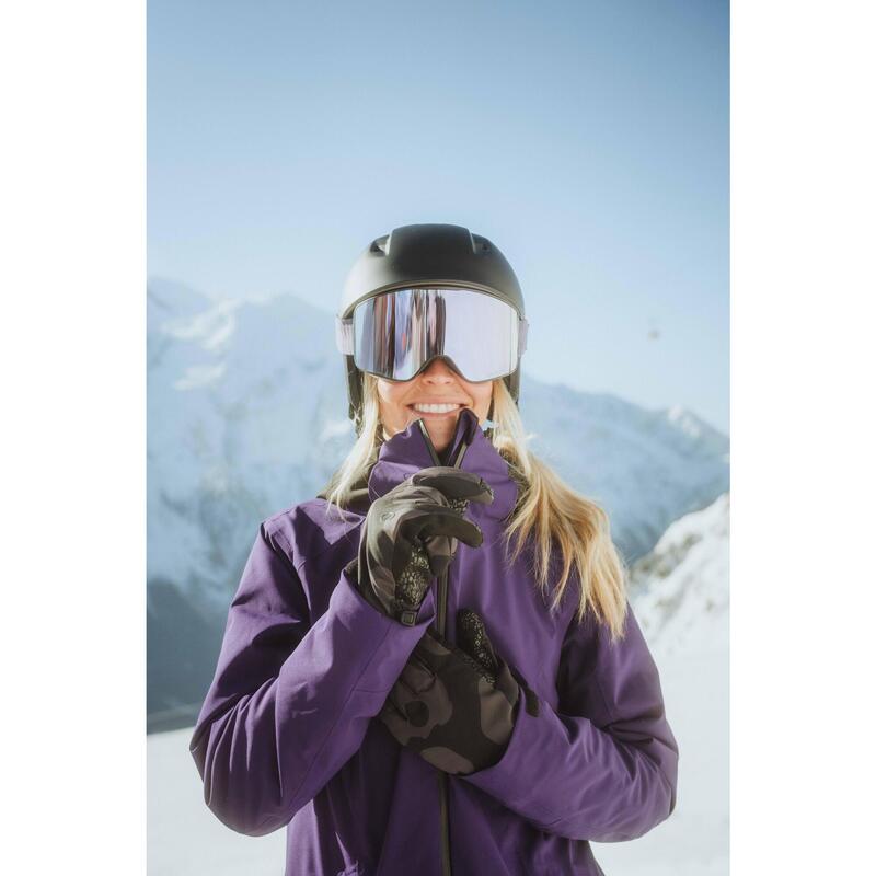 Kadın Kayak/Snowboard Montu - Mor - 500