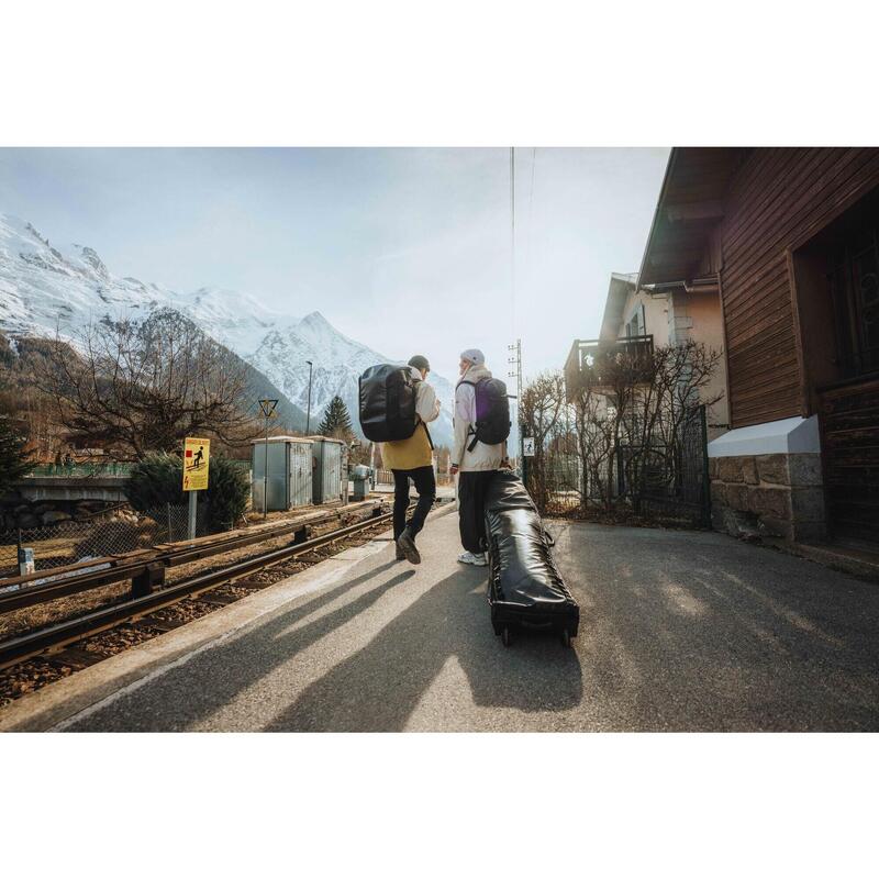 Tekerlekli Kayak/Board Taşıma Kılıfı - 4 Çift Kayak veya 4 Board - Siyah - 900