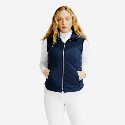 Reitweste 900 warm Damen bordeaux