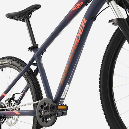 Велосипед гірський жіночий ST 120 27,5" темно-синій