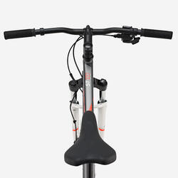 BICICLETĂ MTB DEPLASĂRI ST 120 GRI-PORTOCALIU 27,5"