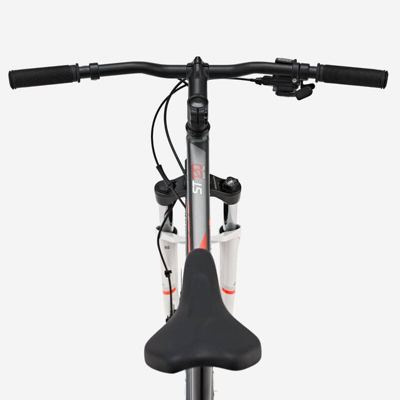 BICICLETĂ MTB DEPLASĂRI ST 120 GRI-PORTOCALIU 27,5"