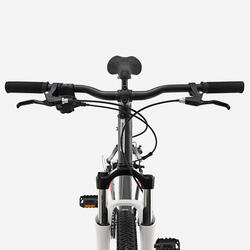 BICICLETĂ MTB DEPLASĂRI ST 120 GRI-PORTOCALIU 27,5"