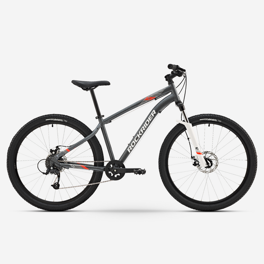 Vélo vtt randonnee st 120 gris orange 27,5&quot;