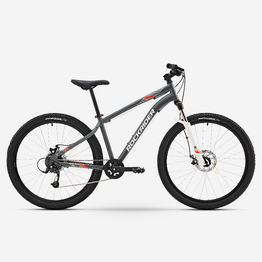 Vélo vtt randonnee st 120 gris orange 27,5&quot;