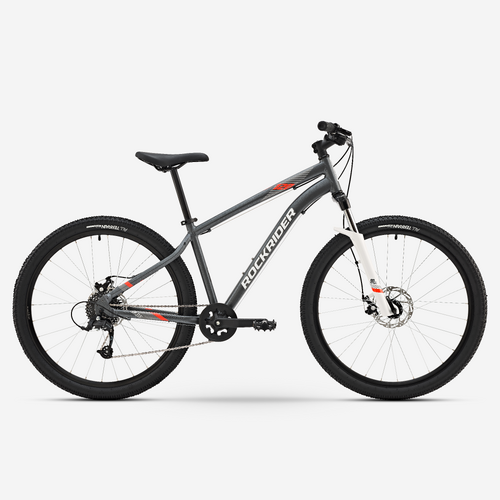 Vélo vtt randonnee st 120 gris orange 27,5&quot;