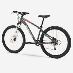 BICICLETĂ MTB DEPLASĂRI ST 120 GRI-PORTOCALIU 27,5"