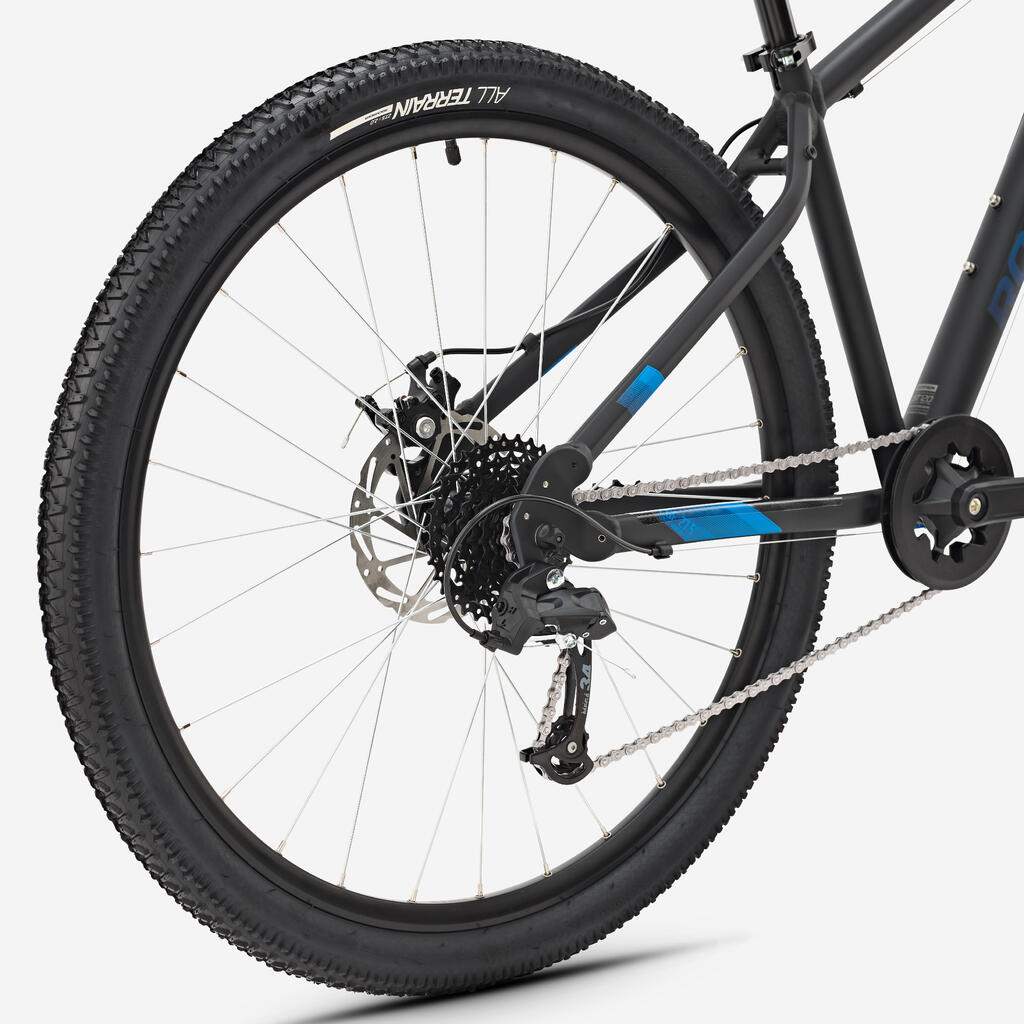 Vélo vtt randonnee st 120 noir bleu 27,5