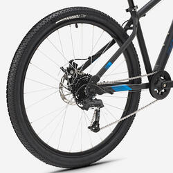 BICICLETĂ MTB DEPLASĂRI ST 120 NEGRU-ALBASTRU 27,5"