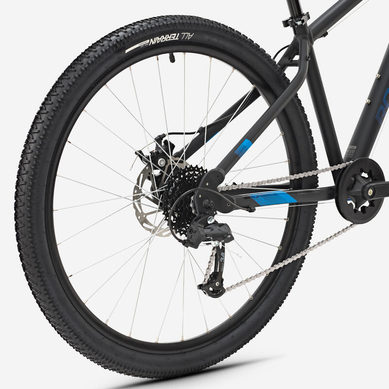 Vélo vtt randonnee st 120 noir bleu 27,5"