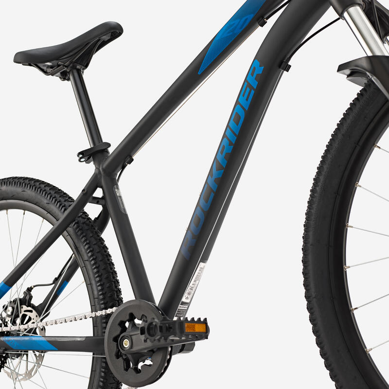 Vélo vtt randonnee st 120 noir bleu 27,5"