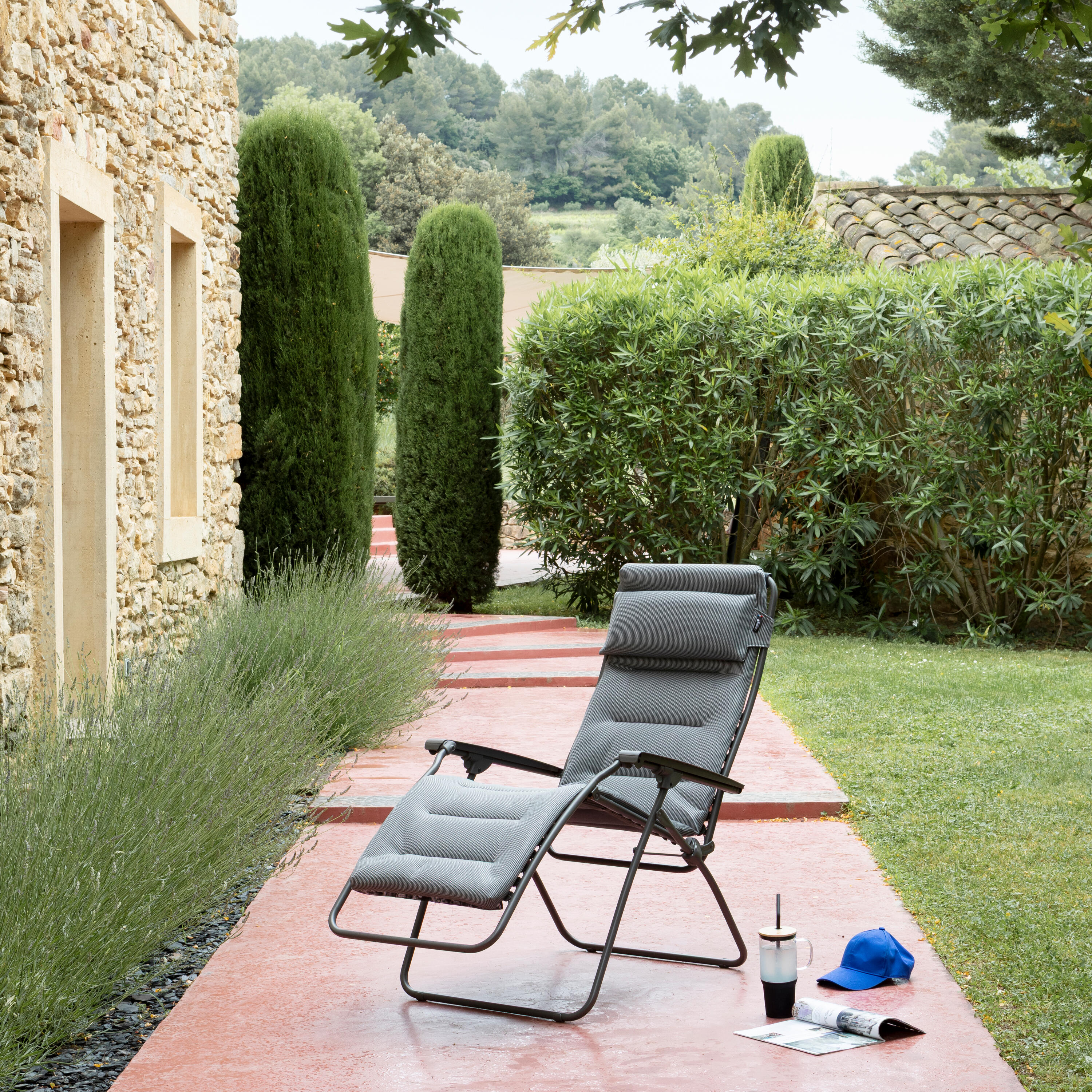 Fauteuil long Lafuma Relax Comfort pour le camping 3/8