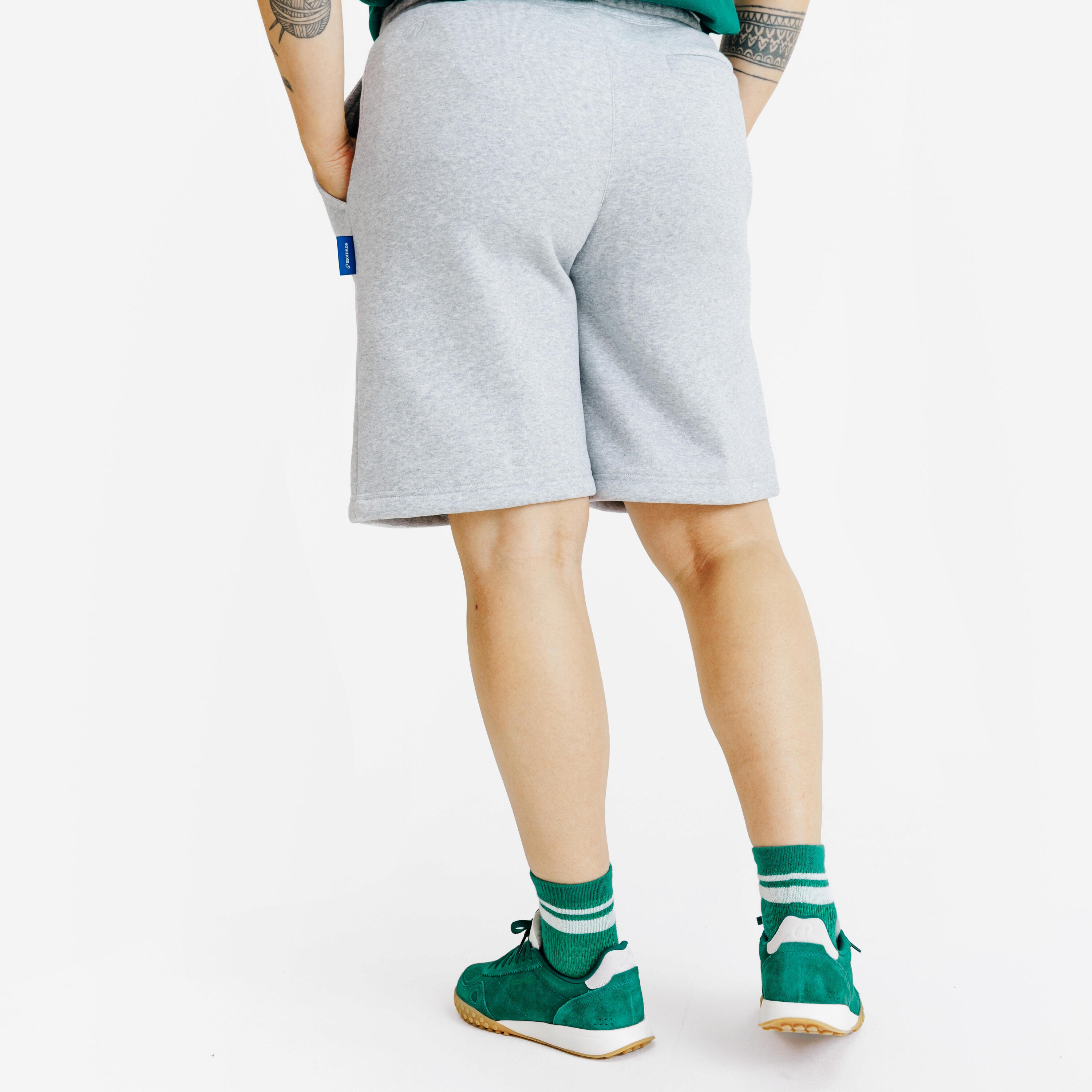 Pantaloncini adulto ELEMENTALS grigio melange 4/6